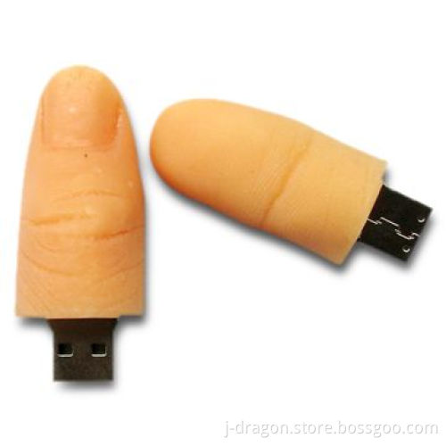 Fingers-shaped USB Memory Stick with 512MB to 32GB Storage Capacity and 2 Years Warranty